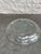 Round texture green glass platter/plate with spiral motif manufactured by the Consolidated Glass Company, USA. The plate...