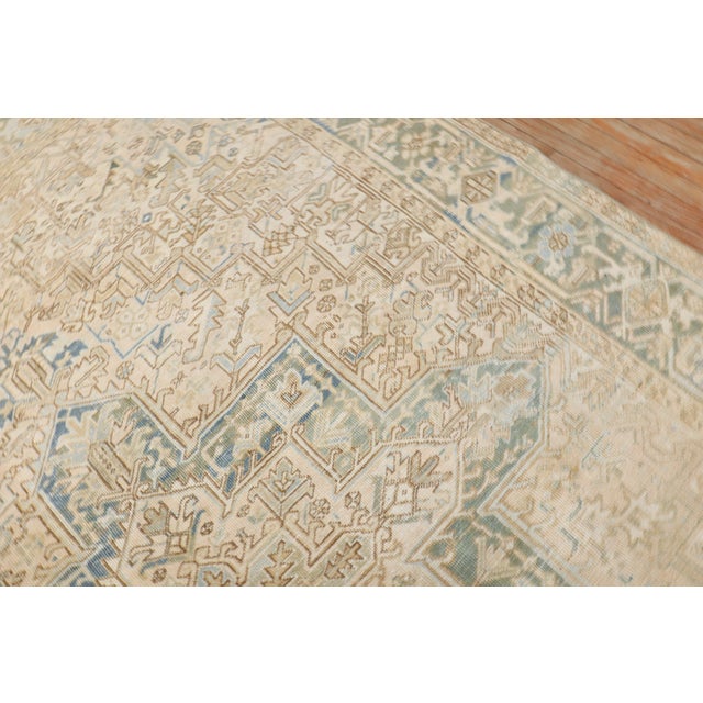 Antique Zabihi Collection Heriz Rug - 8'1" x 10'1" For Sale - Image 9 of 9
