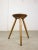 Vintage Brown Wooden Stool For Sale - Image 3 of 11