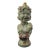 Mid 20th Century Italian Luxardo Bacchus Figural Ceramic Decanter Sculpture For Sale