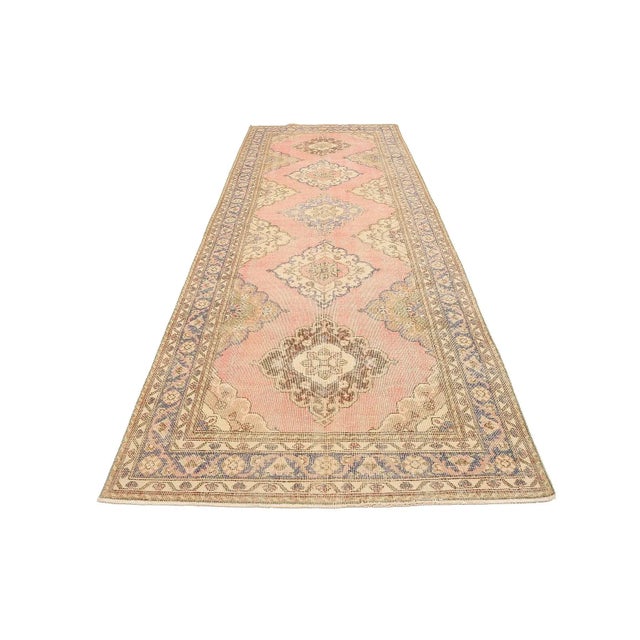 Vintage handknotted wool area rug from Konya region of Turkey. Approximatelly 50-60 years old. In very good condition.