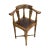 Art Nouveau Walnut Corner Armchair, 1890s For Sale - Image 3 of 8