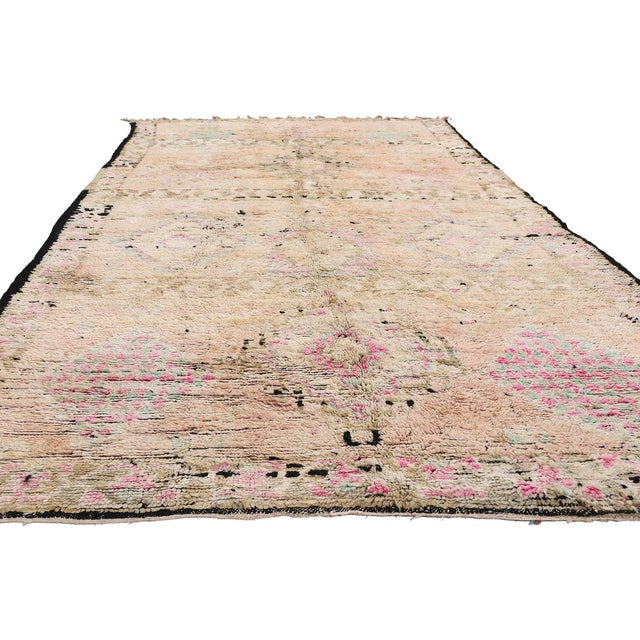 Tribal Vintage Boujad Moroccan Rug, 05'09 X 11'10 For Sale - Image 3 of 10