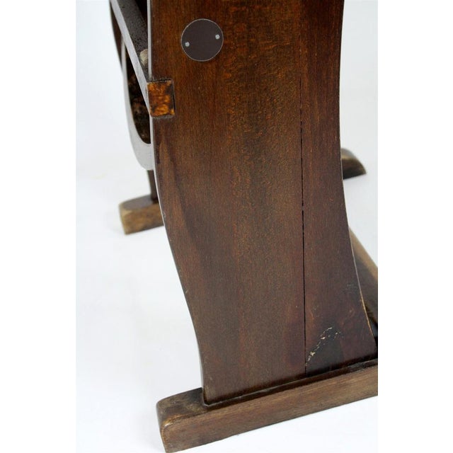 Brown Vintage Cinema Chair, 1940s For Sale - Image 8 of 12