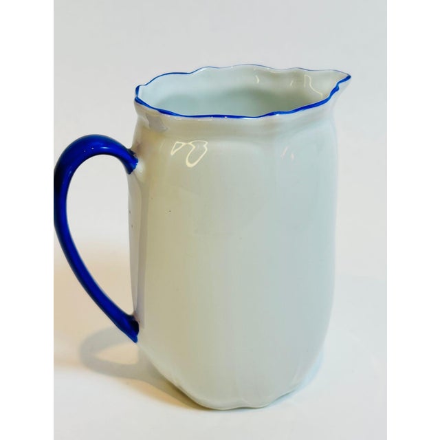 Antique Victoria China Czechoslovakia Porcelain Milk Jug | Hand-Painted Dutch Children Scene, circa 1940s A charming and...