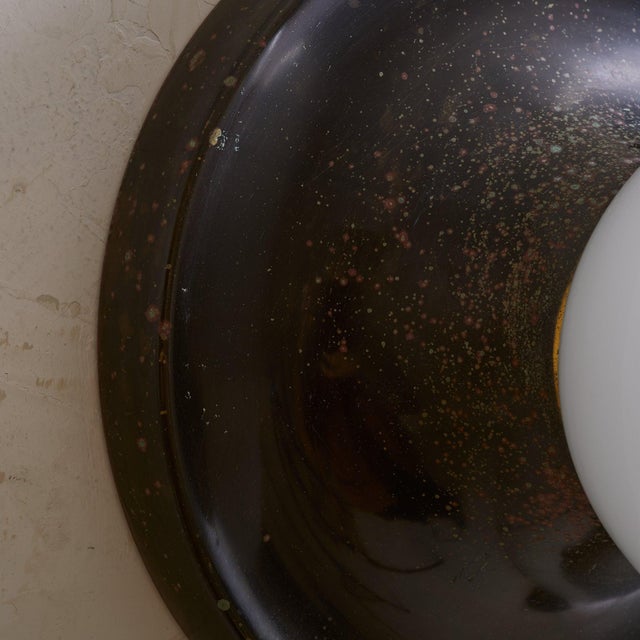 1960s Italian ‘Light Ball’ Sconce or Flush Mount in Bronze by Achille Castiglioni For Sale In Chicago - Image 6 of 11