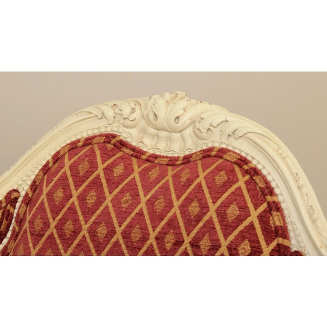 1920's French Louis XV Style Vintage Eagle Carved Bergere Wing Chair For Sale - Image 9 of 13