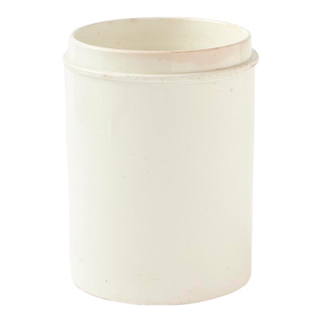 Antique Ironstone Confit Jar For Sale