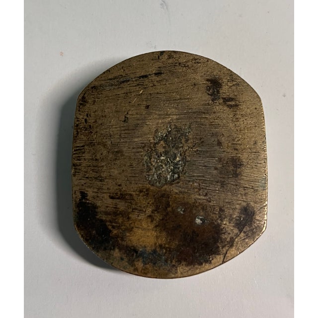 Antique French Button Mold Paper Weight For Sale - Image 4 of 4