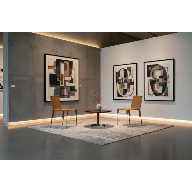 A Sculptural Masterpiece by Bill Parry The Shaped Oddity Rectangle Chair transforms seating into architectural art. This...