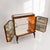Italian Bar Cabinet in Briar Root and Mosaic Mirror, 1950s For Sale - Image 14 of 15