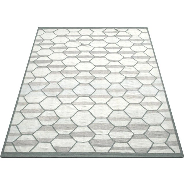 2010s Contemporary Scandinavian Design Kilim For Sale - Image 5 of 6