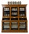 Antique 20th Century French Scumbled Pine & Glass Pharmacy Cabinet, 1900 For Sale