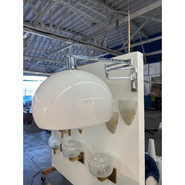 Mid-Century Italian Adjustable Wall Lamp 1980s For Sale - Image 4 of 9