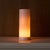 Rustic LED FIA Flame Designer Candle withOrange Hue 7.5"H For Sale - Image 3 of 3