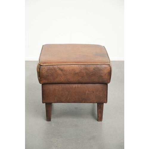 Set of Sheepskin Lounge Chair and Ottoman For Sale - Image 16 of 18