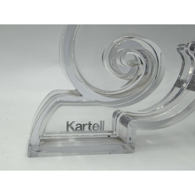 1980s Ferruccio Laviani "Bourgie" Crystal Table Lamp for Kartell, Italy For Sale - Image 18 of 18