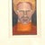 Burnt Orange Vintage Boho Signed Original Oil Portrait on Board For Sale - Image 8 of 11