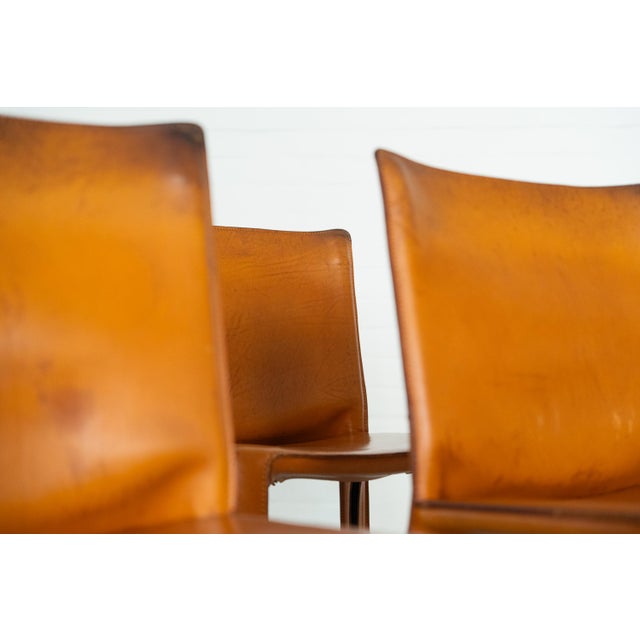 Beige CAB 412 by Mario Bellini for Cassina, 1980s, Set of 4 For Sale - Image 8 of 14