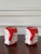 White Mid-Century Winking Santa Mugs— Set of 4 For Sale - Image 8 of 12