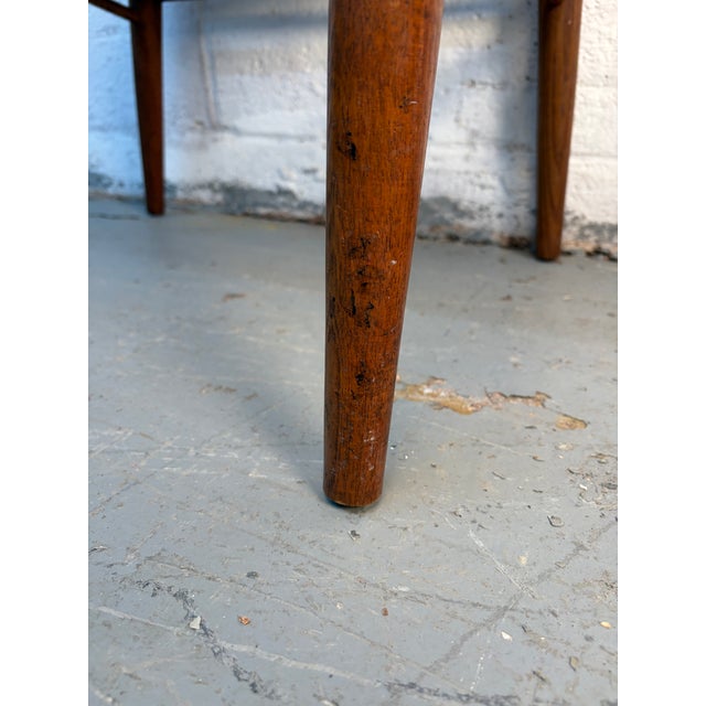 Pair of Model 404-85 Mid-Century Walnut Dinning Chairs Attributed to Stanley Furniture For Sale - Image 14 of 15