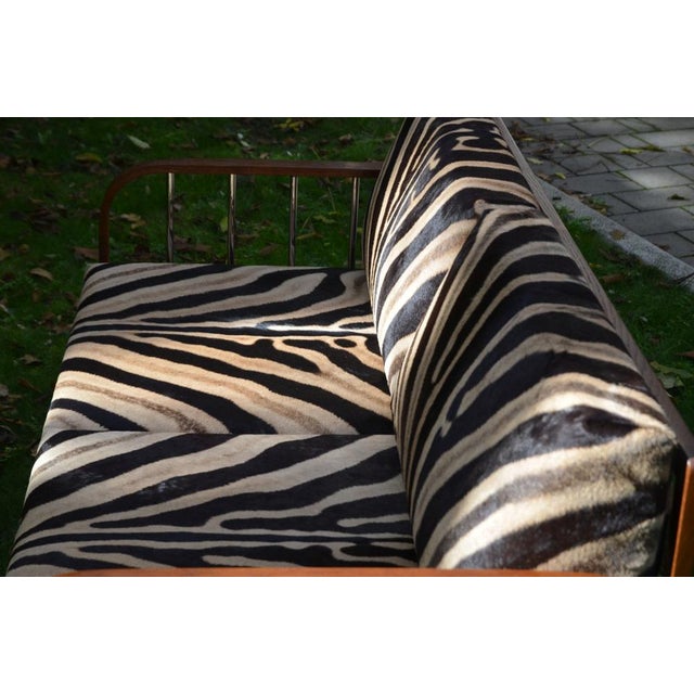 Animal Skin Lounger Sofa H-215 by Jindrich Halabala for Up Zavody, 1930s For Sale - Image 7 of 15