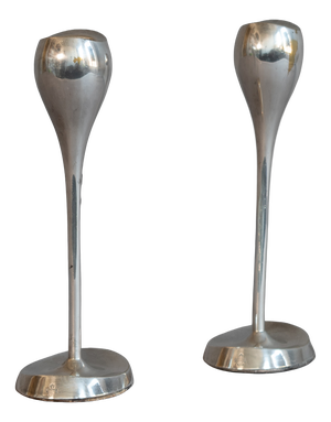Danish Candlesticks, 1970s, Set of 2
