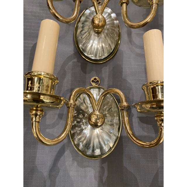 1920s 1920’s Caldwell Mirror Sconces - Pair For Sale - Image 5 of 8
