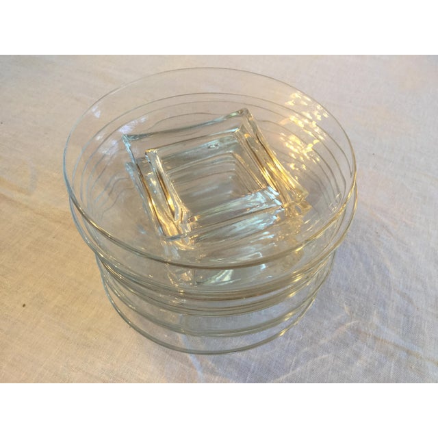 Mid Century Modern Glass Small Plates Set of 8 Chairish