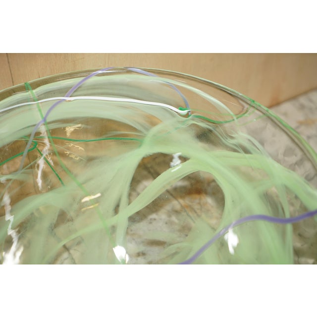 Glass Vintage Decorative Glass Bowl by Anna Ehrner For Sale - Image 7 of 15