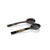 Coastal Seychelles Salad Server with Horn Handle Pair For Sale - Image 3 of 3