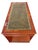 Large Executive Desk in Wood and Leather For Sale - Image 4 of 8