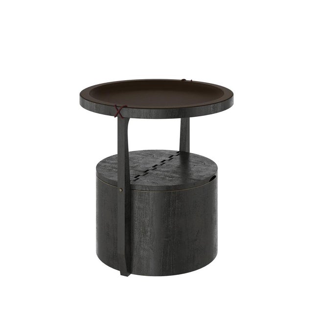 Burton Side Table by Wood Tailors Club For Sale - Image 4 of 13