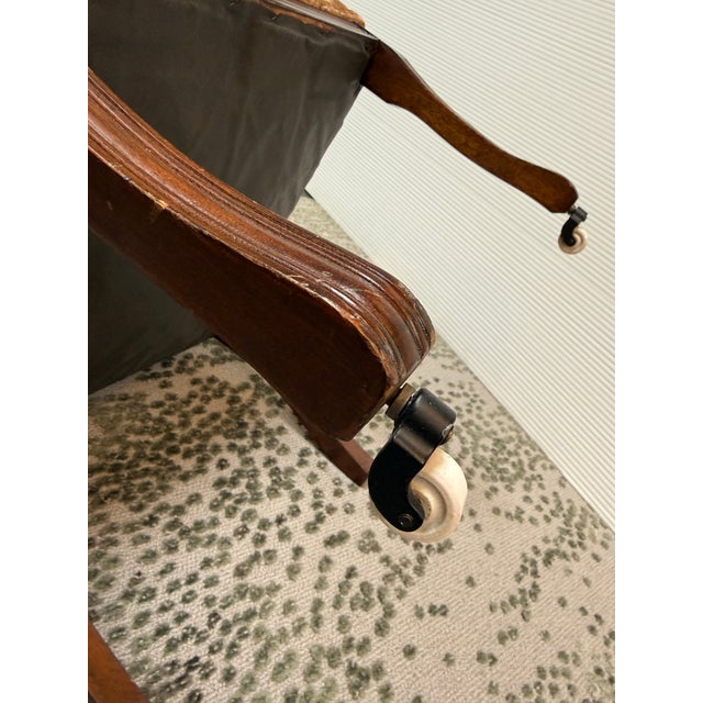 Victorian Eastlake Velvet Chair For Sale - Image 11 of 12