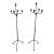 Antique Hand Forged Wrought Iron Candelabras Floor Candle Stands - A Pair For Sale