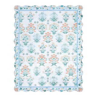 Lavable Machine Woven Rug Blue 8x10 For Sale