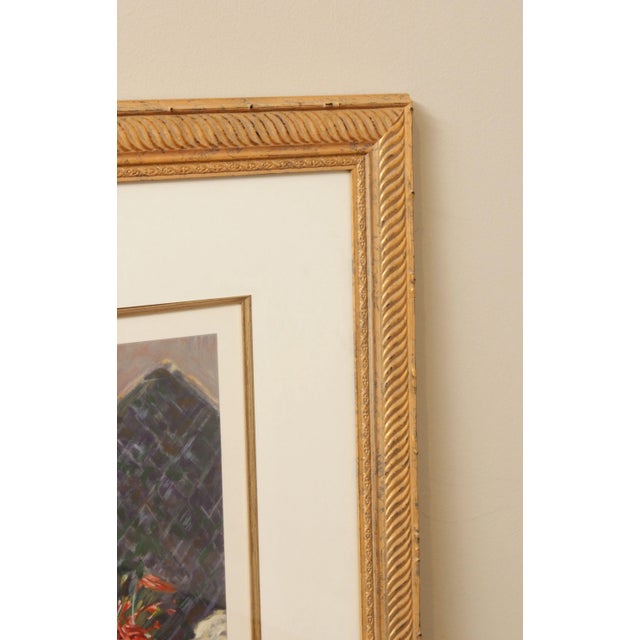 Henri Plisson 'A Place in the Garden', Custom Framed Serigraph For Sale - Image 9 of 13