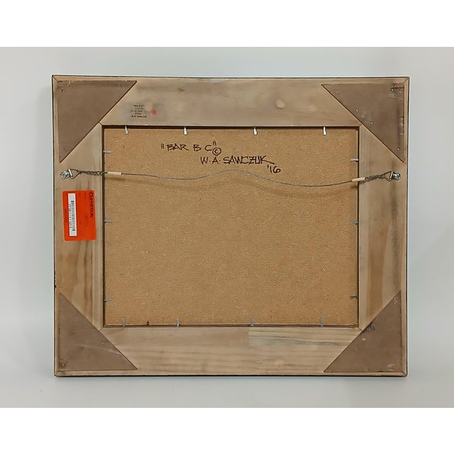 American Bill Sawczuk, Framed Oil Painting on Linen For Sale - Image 3 of 7