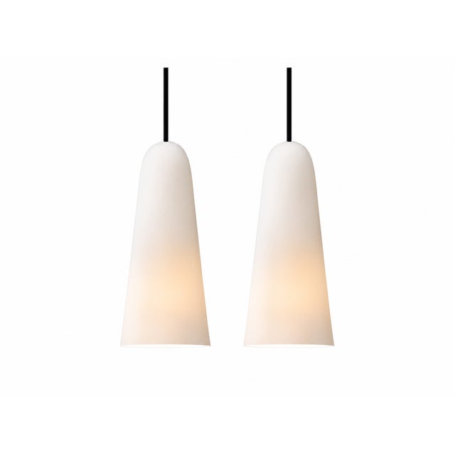 Design Plus Gallery presents a Pair of Montfaucon Pendants from Jonathan Browning Studios. Model 1664 combines machined...
