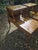 Mid-Century Modern Vintage Stickley Mid-Century Two-Tier Leather Top Step End Tables - A Pair For Sale - Image 3 of 17