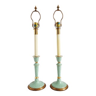 Vintage Frederick Cooper Buffet Table Lamps-a Pair For Sale