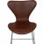 Bar Stool in Mokka Classic Leather from Arne Jacobsen For Sale - Image 5 of 7