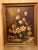Mid-Century Modern Kant Vintage Mid-Century Modern Oil Painting Yellow Flowers Green Vase Framed Signed 27”l X 21”w For Sale - Image 3 of 4