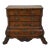 Continental 18th Century Baroque Style Walnut Chest For Sale