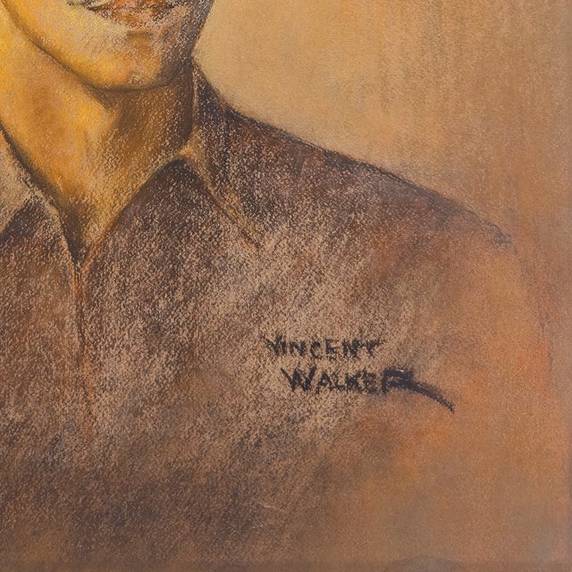 Self-Portrait of Dutchess County Art Association Co-Founder Vincent A. Walker - Vincent A. Walker, C. 1940s For Sale In San Diego - Image 6 of 10
