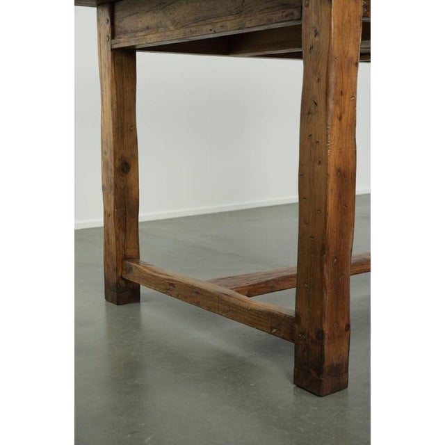Large Antique 19th Century Farmhouse Dining in Pinewood For Sale - Image 11 of 13