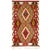 Throw size Turkish Kilim flat-weave. rug no. r4933 size 2' 10" x 4' 7" (86 x 140 cm)