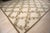 French 9x12 Vintage Aubusson Flat Weave Wool Rug, Ivory Grapevine Lattice For Sale - Image 3 of 14