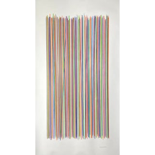 Sarah Vaaler Modern Minimalist Original Color Pencil Drawing For Sale