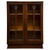 Early 20th Century Antique English Edwardian Oak Display Cabinet For Sale - Image 11 of 11